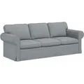 Produktbild: Sofa Hellgrau 215 X 82 X 80 Cm Stoff Vidaxl