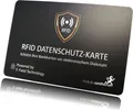 Produktbild: RFID NFC Blocker Karte - Schützt Ihre Bankkarten vor elektronischem Datendiebstahl (schwarz)