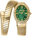 Produktbild: Just Cavalli - Signature Snake, Fiore, Gold Color, Dark Green - JC1L390M0035