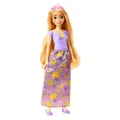 Produktbild: Disney Mattel Prinzessin Rapunzel Puppe, Lange Haare zum Frisieren, beweglich, HLX32