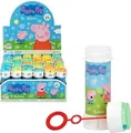 Produktbild: 1 Display Box mit 36 Pepa Pig Seifenblasen mit Gedulds Spiel a 60ml Neu