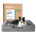 Produktbild: Hundebett für Große Hunde, 89x63x17 cm, Grau, Waschbar