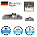 Produktbild: BEDSURE Orthopädisches Hundebett 89x63 cm Eierförmiger K