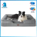 Produktbild: Hundebett Orthopädisch Ergonomisch Grau 89x63 cm für Hunde Haustier