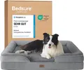 Produktbild: BEDSURE Hundebett 89x63cm grau, rutschfest