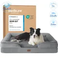 Produktbild: Hundebett Orthopädisch Ergonomisch 89x63cm Grau für Hunde Sofa