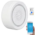 Produktbild: VisorTech WLAN-Alarm-Sirene mit App, für Alexa, Siri & Google Assistant