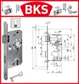 Produktbild: BKS Zimmertür Einsteckschloss 0215 BB 20/ 55/72/8 mm DIN links silber abgerundet