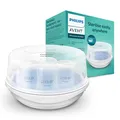 Produktbild: Philips Avent Mikrowellen Sterilisator Dampf-Sterilisator bis zu 4 Babyflaschen