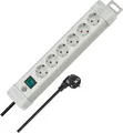 Produktbild: Brennenstuhl 6-fach Steckdosenleiste 3m Kabel Schalter Mehrfachsteckdose grau
