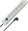 Produktbild: Brennenstuhl Premium-Line 6-fach Steckdosenleiste 3m Kabel Schaltbar grau