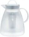 Produktbild: Alfi Isolierkanne DAN TEA, mit Hartglaseinsatz und integriertem Teefilter, 1 l, (1-St), Kunststoff, Drehverschluss, 3h heiß & 6h kalt