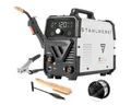 Produktbild: STAHLWERK Fülldrahtschweißgerät Schweißgerät Mini FLUX 120 ST Digital mit 120 A, synergischem, 20 - 120 A, Packung, 1-tlg., Einzelgerät, mit synergischem Drahtvorschub