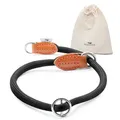 Produktbild: FREUDENTIER Zugstopp Halsband Hunde - Retriever Halsband - Hundehalsband Zugstopp für kleine, mittelgroße & große Hunde (Schwarz, XL)