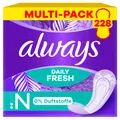 Produktbild: always Slipeinlage Daily Fresh Normal ohne Duft Gigapack 76