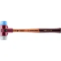 Produktbild: HALDER SIMPLEX Schonhammer Ø 30mm TPE-mid grau / TPE-soft blau Tempergussgehäuse