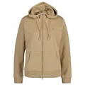 Produktbild: Gant Damen Rel Shield Full Zip Hoodie Kapuzenpullover, Dark Khaki, L EU