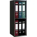 Produktbild: VCM Büroregal & Bücherregal Offas Schwarz H. 72 x B. 34 x T. 30 cm