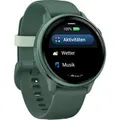 Produktbild: vívoactive 6, Smartwatch jaspisgrün/jaspisgrün metallic, 42 mm, Silikon-Armband