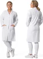 Produktbild: Laborkittel / Kittel Größe 44, 65% Polyester und 35% Baumwolle, weiß