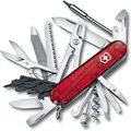 Produktbild: Victorinox Taschenmesser CyberTool L 1.7775.T, 39 Funktionen, rot transparent, mit Bithalter