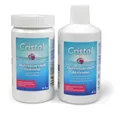Produktbild: CRISTAL Spar-SET Aktivsauerstoff Granulat + Aktivator chlorfrei Pool Schwimmbad