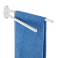 Produktbild: Wenko Handtuchhalter mit 2 beweglichen Armen, ovaler Basis, Basic