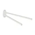 Produktbild: Wenko Handtuchhalter mit 2 beweglichen Armen, ovaler Basis, Basic