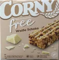 Produktbild: Corny free weiße Schokolade 6 Müsliriegel 120g, 10er Pack (10x120g)