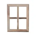 Produktbild: UNUS Deko Fenster aus Holz, Fensterrahmen im Vintage Design, Bilderrahmen rechteckig 35 x 27 x 1,5 cm