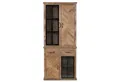 Produktbild: baario Vitrine Vitrinenschrank CHATEAU Buffet 90cm massiv rustikal Industrial Design