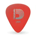 Produktbild: Planet Waves 1DRD1-10 Picks Duralin Picks Red 10 Picks Standard Shape in Super Light