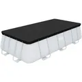 Produktbild: Bestway Abdeckplane 396 x 185 cm | PVC schwarz | für Bestway Frame Pools 404/412 x 201 cm