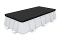 Produktbild: Bestway PVC-Abdeckplane 396 x 185 cm, schwarz, eckig