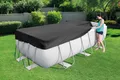 Produktbild: Bestway PVC-Abdeckplane 396 x 185 cm, schwarz, eckig