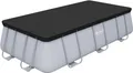 Produktbild: Bestway PVC-Poolabdeckung, schwarz, 396 x 185 cm, rechteckig