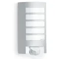 Produktbild: Steinel Außenwandleuchte mit 180° Bewegungsmelder L 12 S Silber E27
