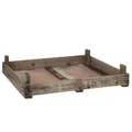 Produktbild: Vintage Holzkiste Maschendraht Deko Landhaus 75x50x14cm