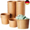 Produktbild: DeinPack Umweltfreundliche Universal Karton mit PLA für EIS, Dessert,