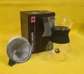 Produktbild: Kaffeekaraffe aus Glas mit Edelstahlfilter 650ml