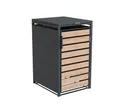 Produktbild: Metall Mülltonnenbox Lacina 1x240L Anthrazit Mülltonnenverkleidung Westmann