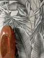 Produktbild: Newroom Tapete Grau Vliestapete Dschungel - Mustertapete Modern Anthrazit Taupe Palmen Blätter Blumentapete Tropisch Dschungeltapete Tropisch inkl. Tapezier-Ratgeber