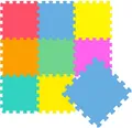 Produktbild: LittleTom Puzzlematte ab dem 1. Tag - 9 Teile Baby Spielmatte - 30 x 30 Kinder Krabbelmatte, (9-tlg), Spielunterlage für Babys und Kleinkinder - Kinderzimmer Puzzleteppich