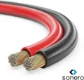 Produktbild: Sonero Lautsprecherkabel 2x4,0mm², CCA 25,0m, rot/schwarz