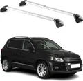 Produktbild: Dachträger Grundtäger für VW Tiguan 2007-2025 5 tür 100kg Alu Silber 2x ABE