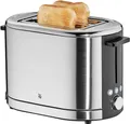 Produktbild: WMF Lono Toaster 2 Scheiben Edelstahl, Doppelschlitz Toaster für große Toastscheiben mit Brötchenaufsatz, 2 Scheiben, XXL-Toast, 7 Bräunungsstufen, 900 W, edelstahl matt