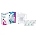 Produktbild: BRITA Marella Wasserfilterkanne + 6 MAXTRA PRO Filterkartuschen 1051132
