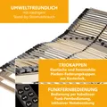 Produktbild: Lattenrost Flex 42 Motor, Kopfteil und Fußteil elektrisch verstellbar - Größe: 90 x 200 cm