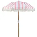 Produktbild: SONNENSCHIRM rosa/weiß mit Volant 150 cm Mondello