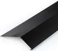 Produktbild: Traufblech mit Polyesterlack STANDARD 1m SCHWARZ 1m